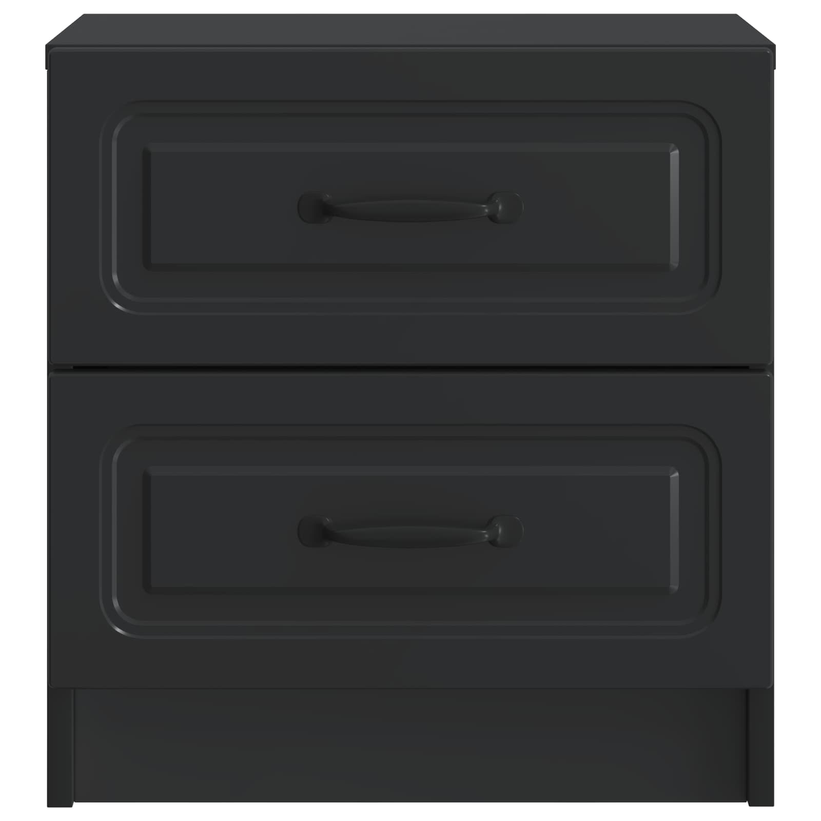 Noćni ormar 2 pcs Crna 43 x 34,5 x 44,5 cm Konstruirano drvo