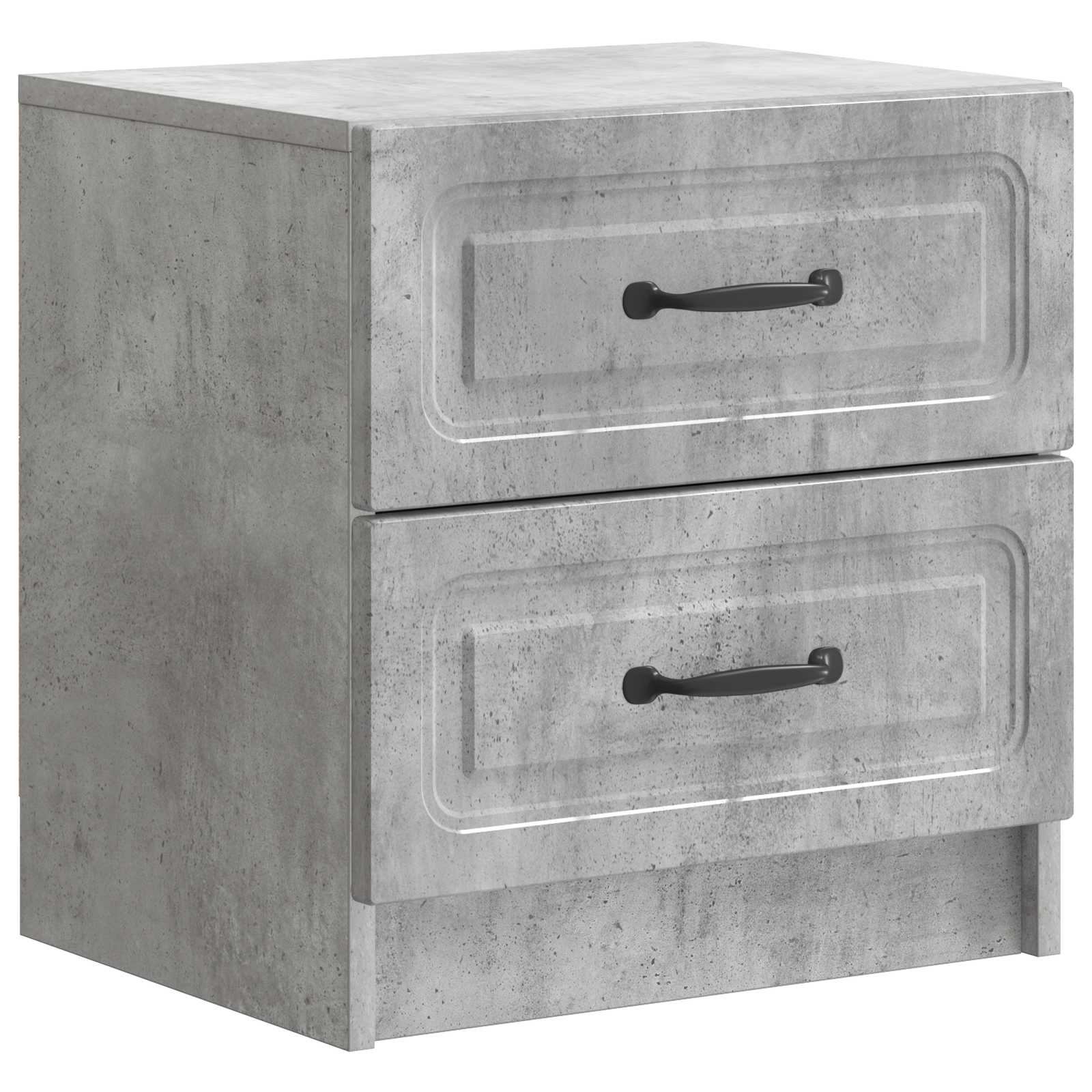 Noćni ormar Betonska siva 43 x 34,5 x 44,5 cm Konstruirano drvo