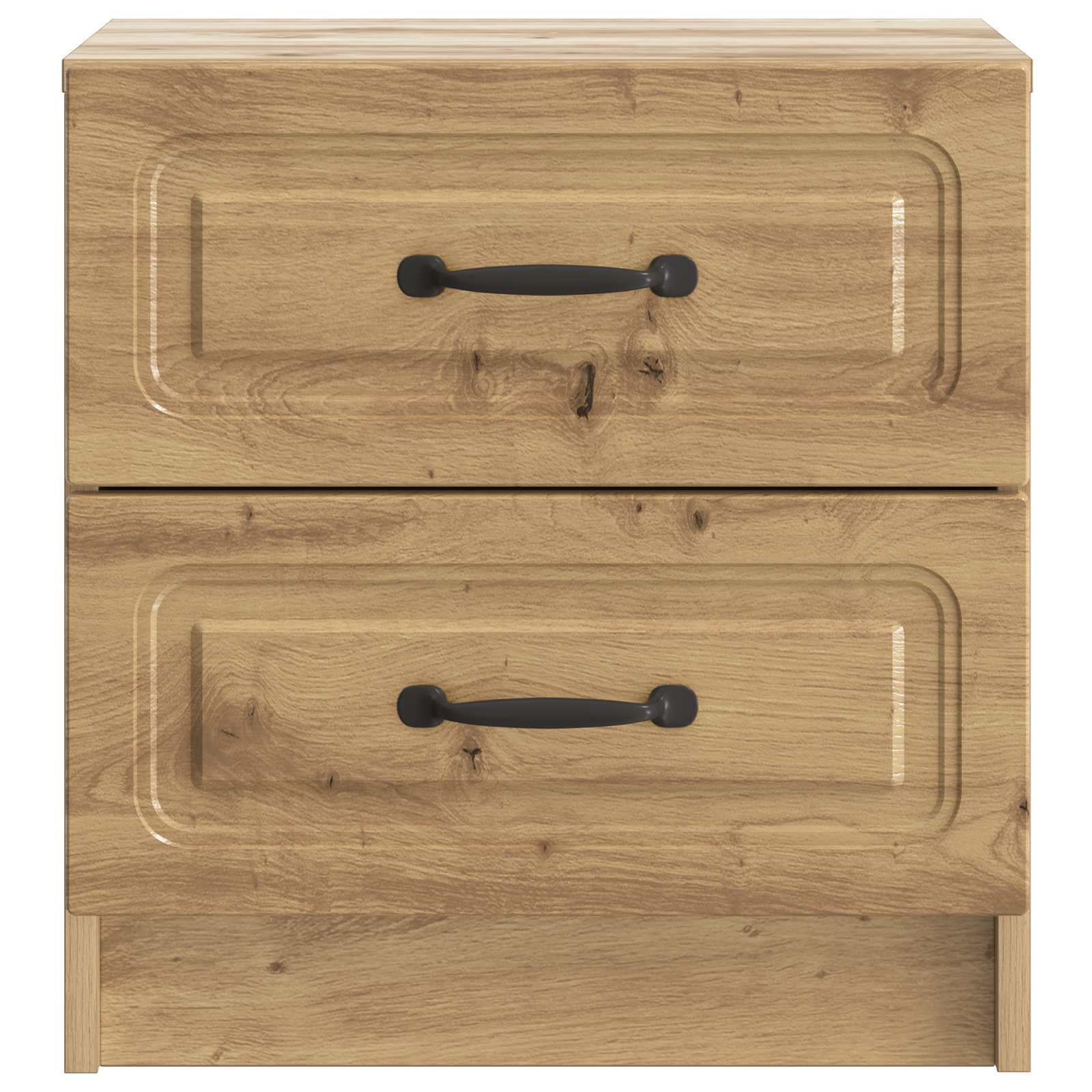 Noćni ormar s ladicama 2 pcs Hrast artisan 43 x 34,5 x 44,5 cm