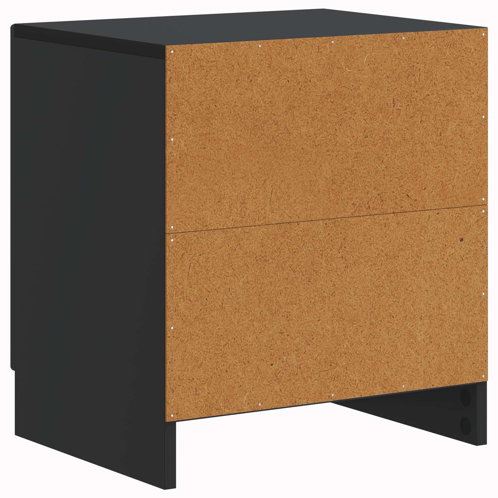 Noćni ormar 2 pcs Crna 43 x 34,5 x 47 cm Konstruirano drvo