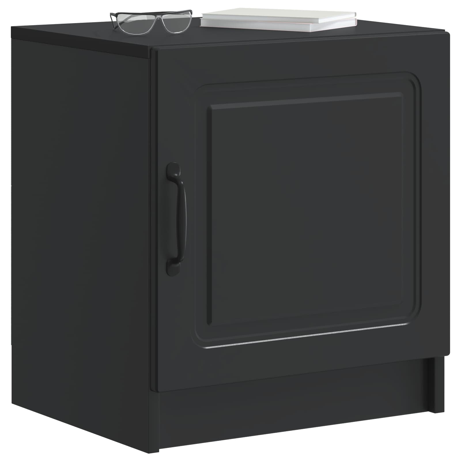 Noćni ormar 2 pcs Crna 43 x 34,5 x 47 cm Konstruirano drvo