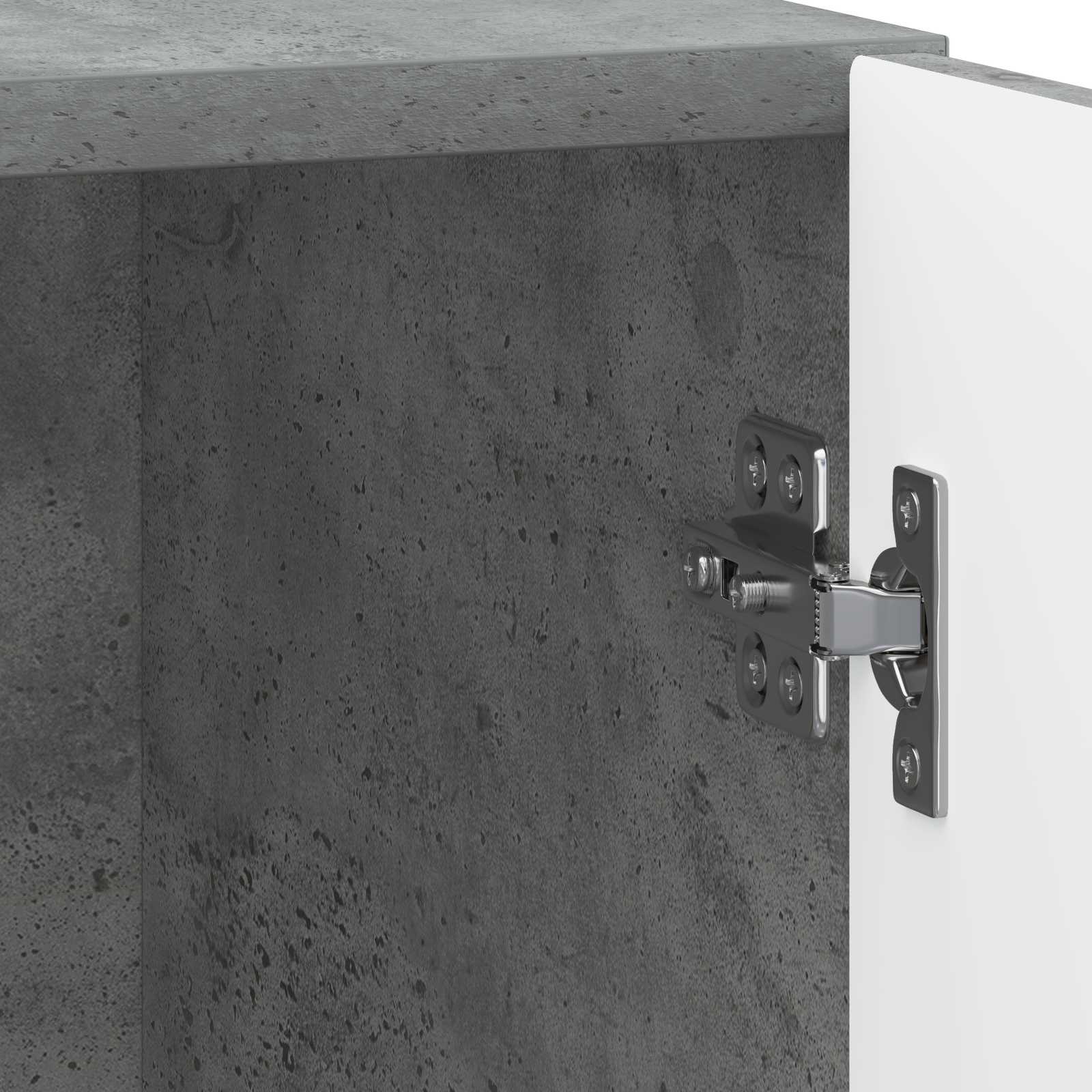Noćni ormar 2 pcs Betonska siva 43 x 34,5 x 47 cm