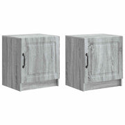 Noćni ormar 2 pcs Siva sonoma 43 x 34,5 x 47 cm