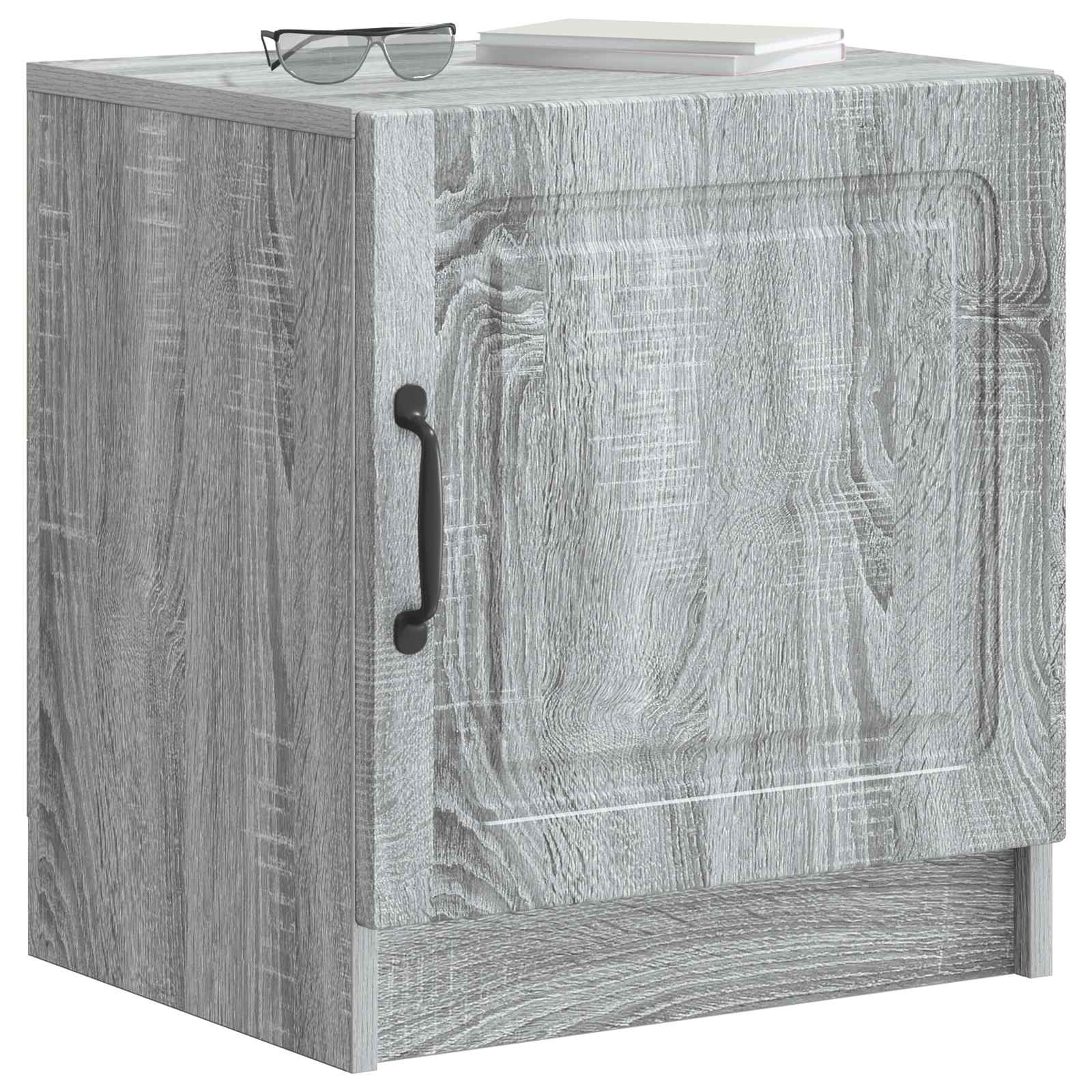 Noćni ormar 2 pcs Siva sonoma 43 x 34,5 x 47 cm