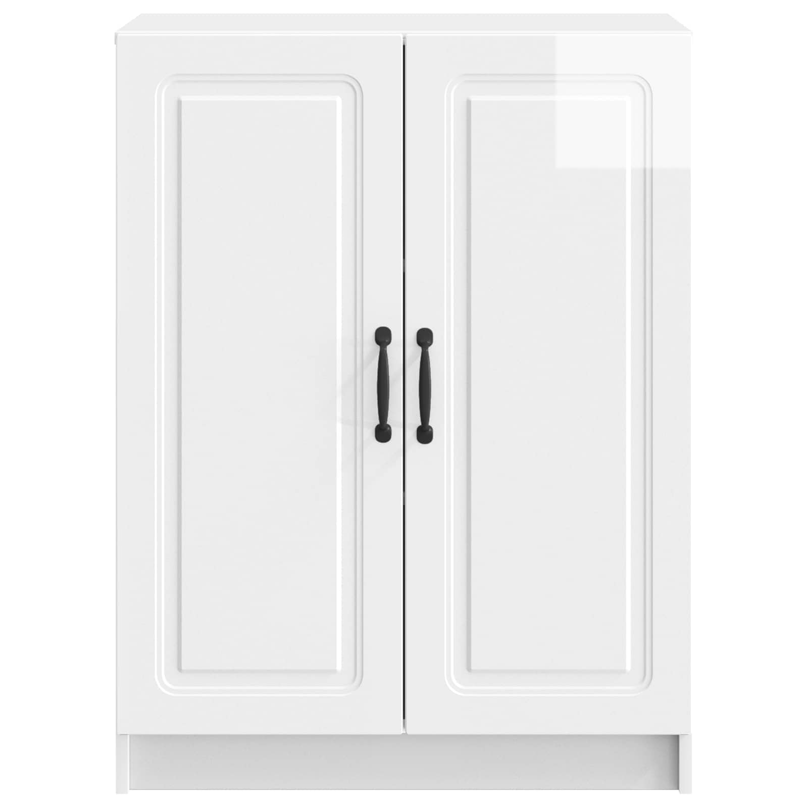 Kreveta Bijela visokog sjaja 66 x 34,5 x 87 cm