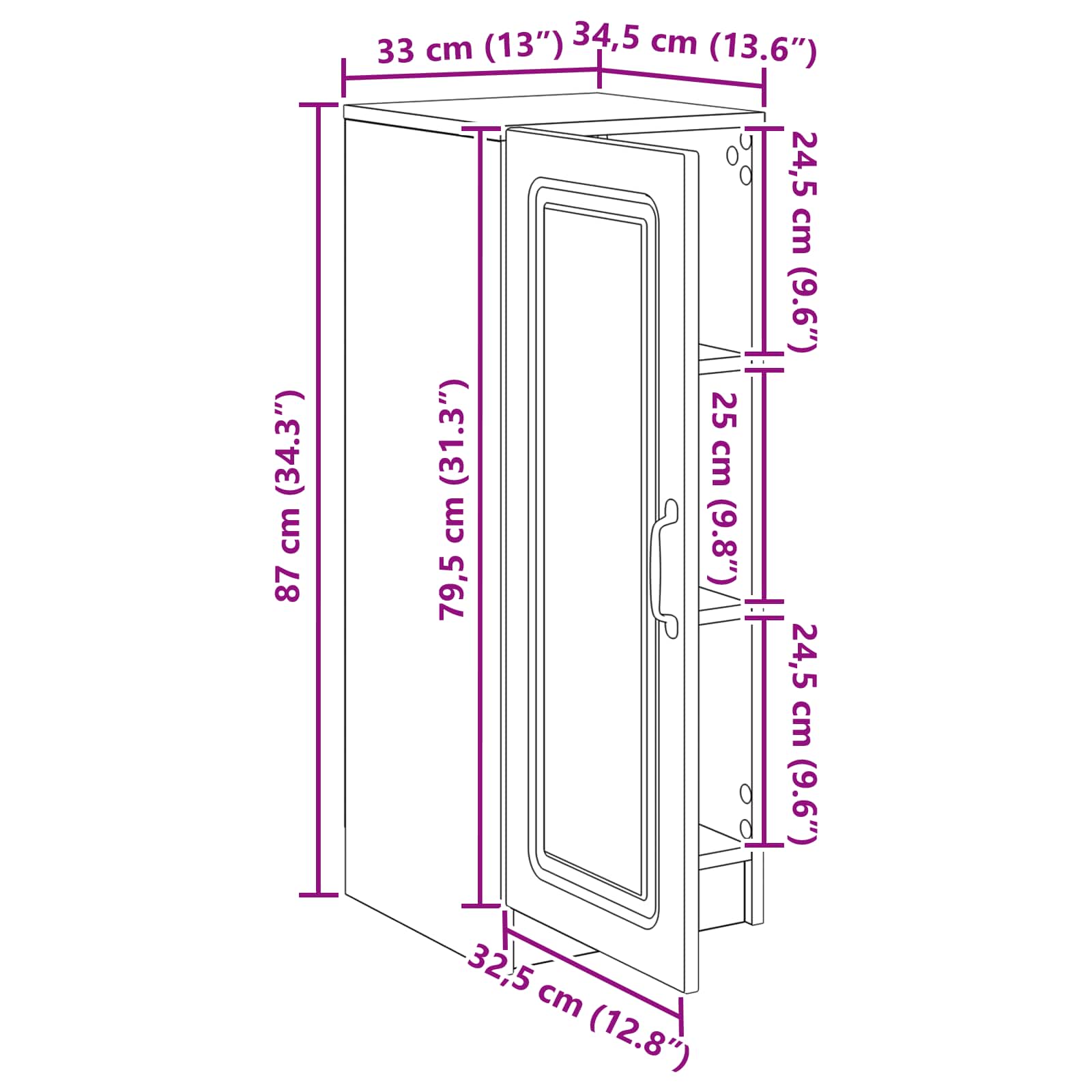Kreveta Siva sonoma 33 x 34,5 x 87 cm Konstruirano drvo