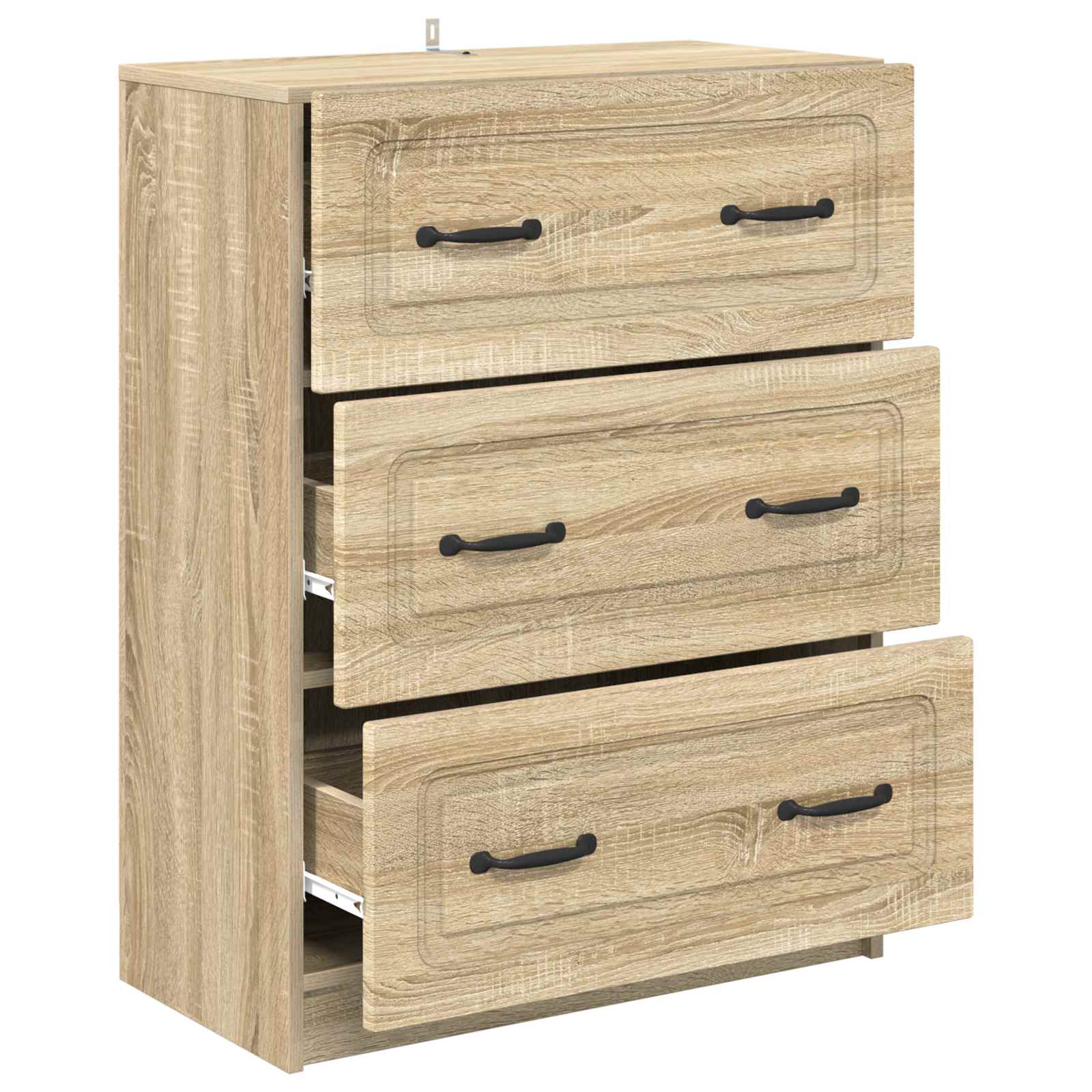 Ormar s ladicama Hrast sonoma 66 x 34,5 x 87 cm