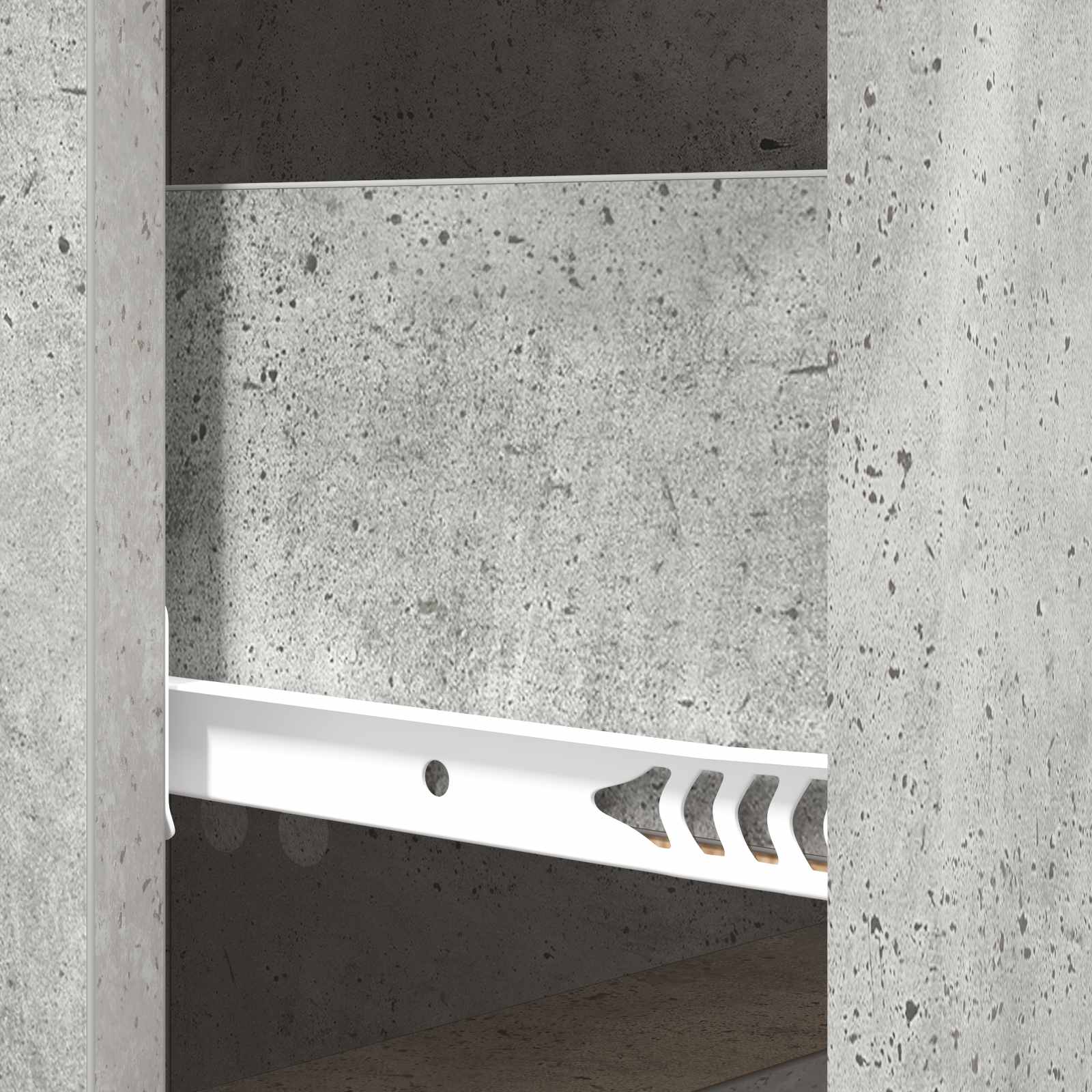 Ormar s ladicama Betonska siva 33 x 34,5 x 87 cm
