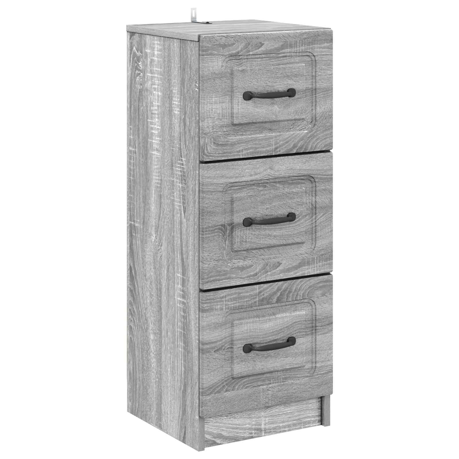 Ormar s ladicama Siva sonoma 33 x 34,5 x 87 cm
