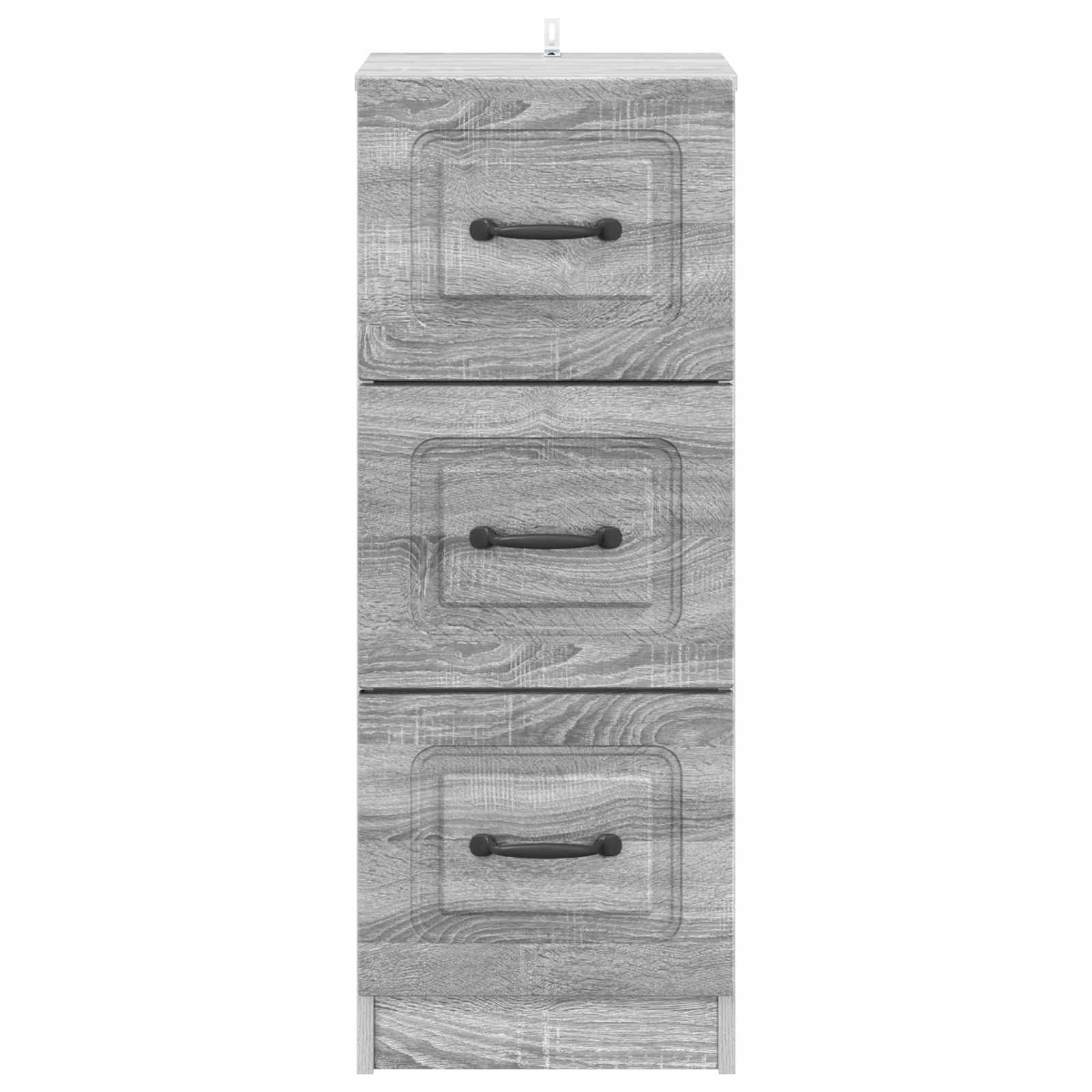Ormar s ladicama Siva sonoma 33 x 34,5 x 87 cm