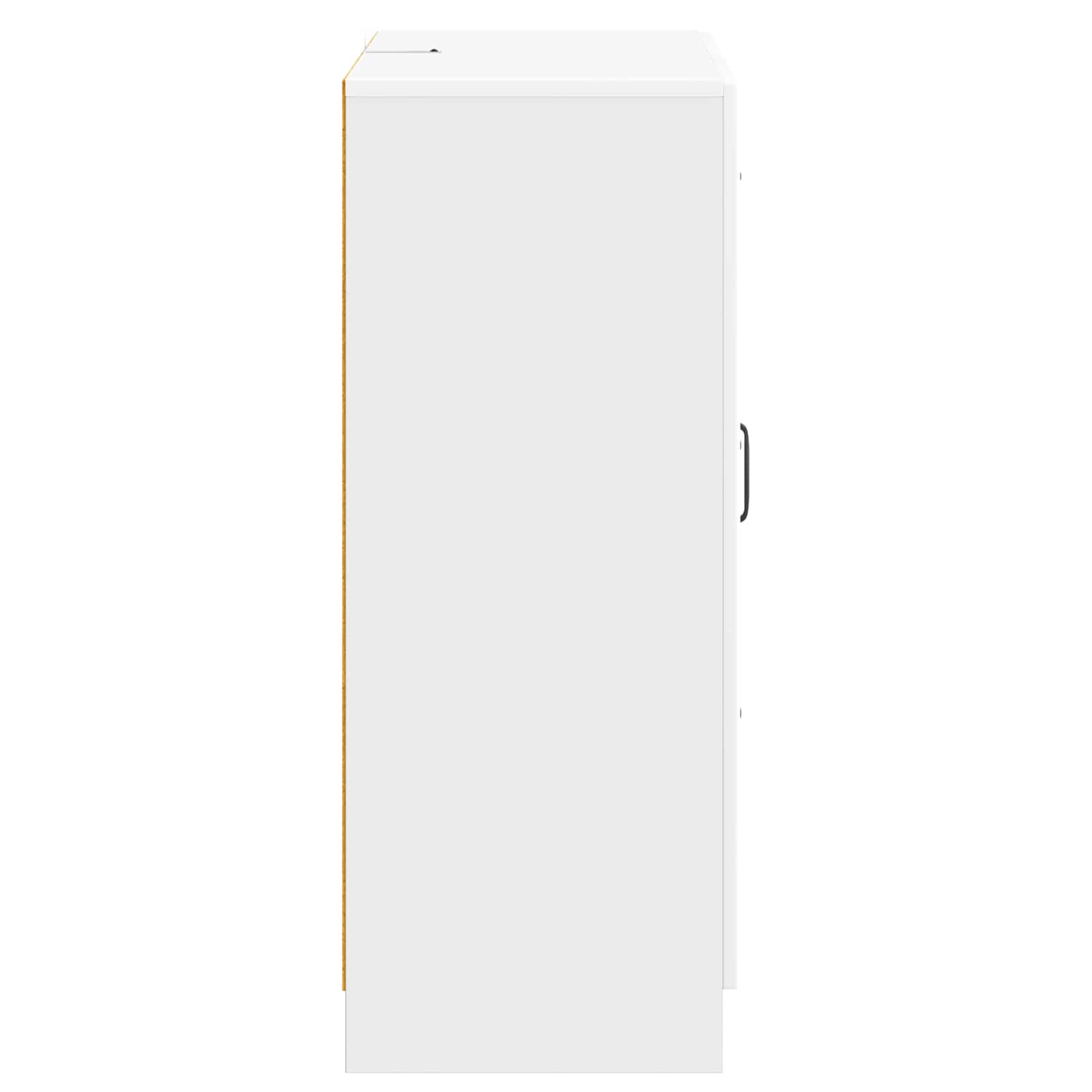 Kreveta s ladicama Bijela visokog sjaja 66 x 34,5 x 87 cm