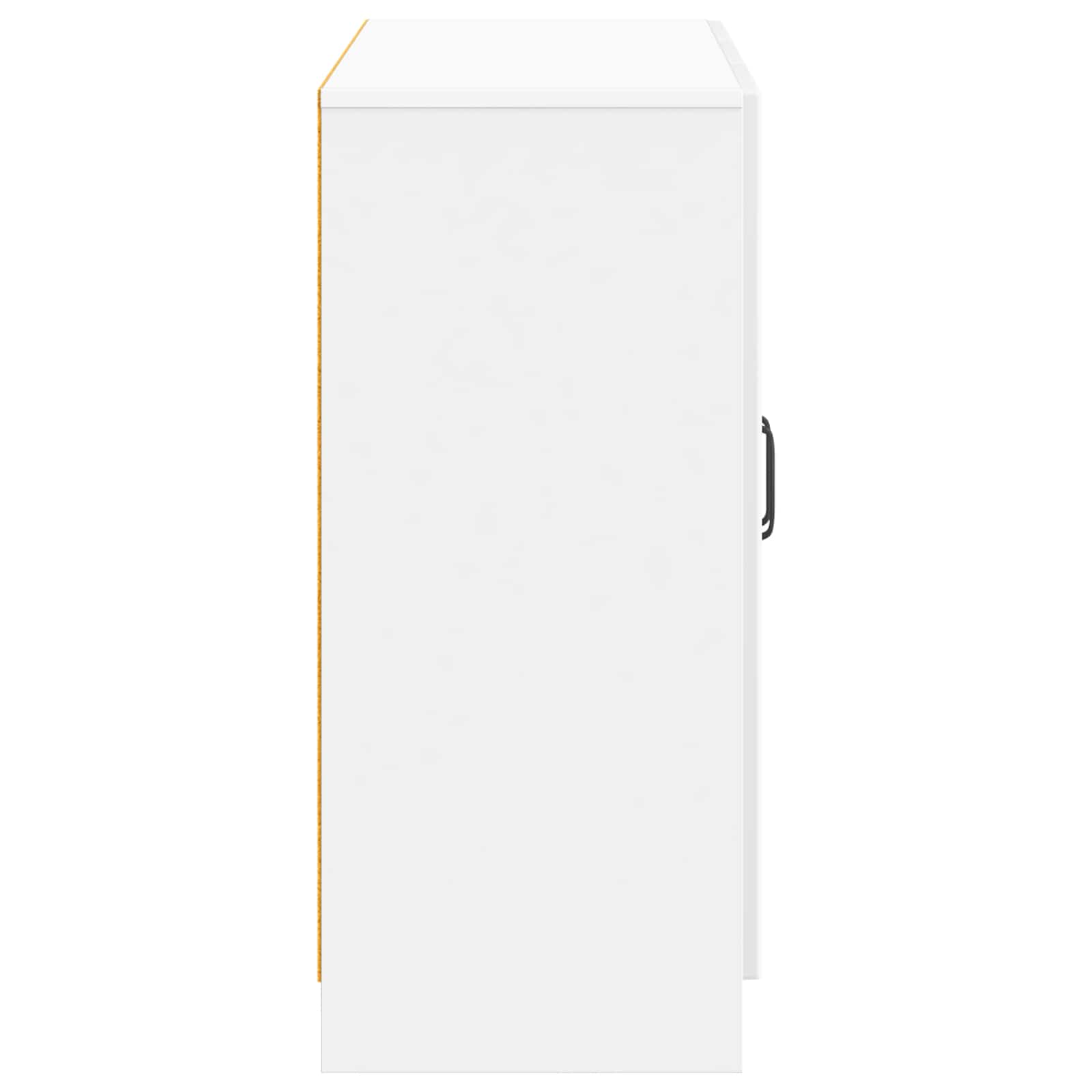 Kreveta Bijela visokog sjaja 89 x 34,5 x 77 cm