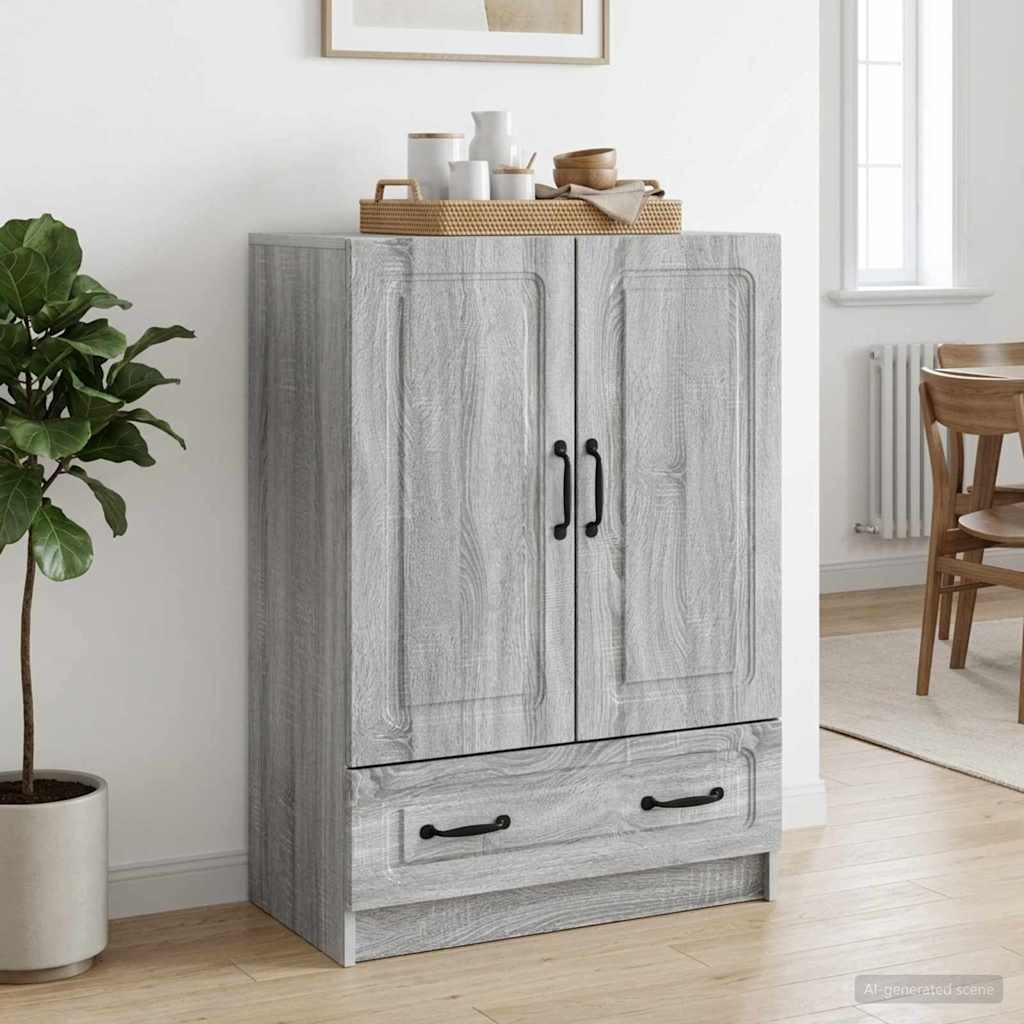 Kreveta Siva sonoma 66 x 34,5 x 92 cm Konstruirano drvo