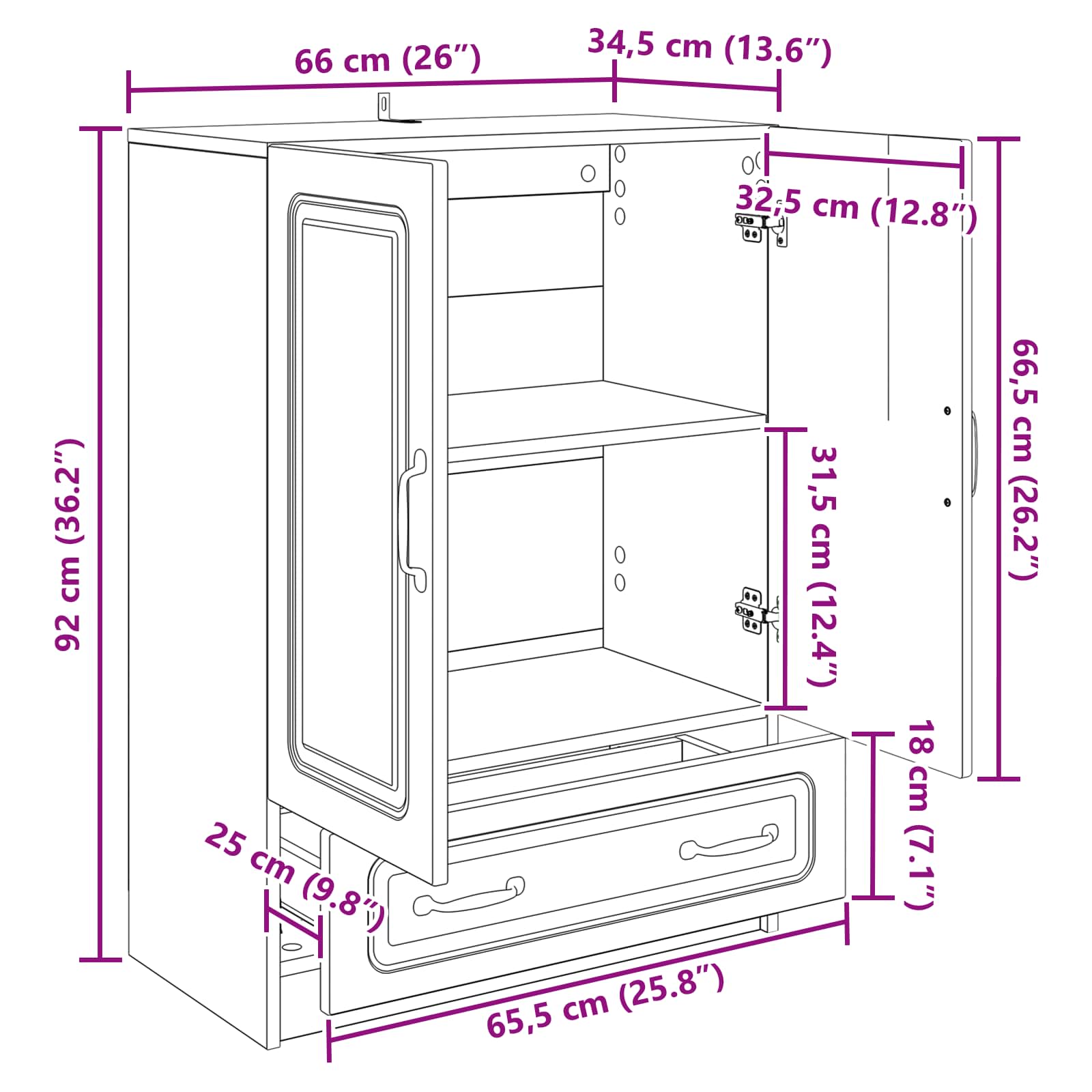 Kreveta Siva sonoma 66 x 34,5 x 92 cm Konstruirano drvo