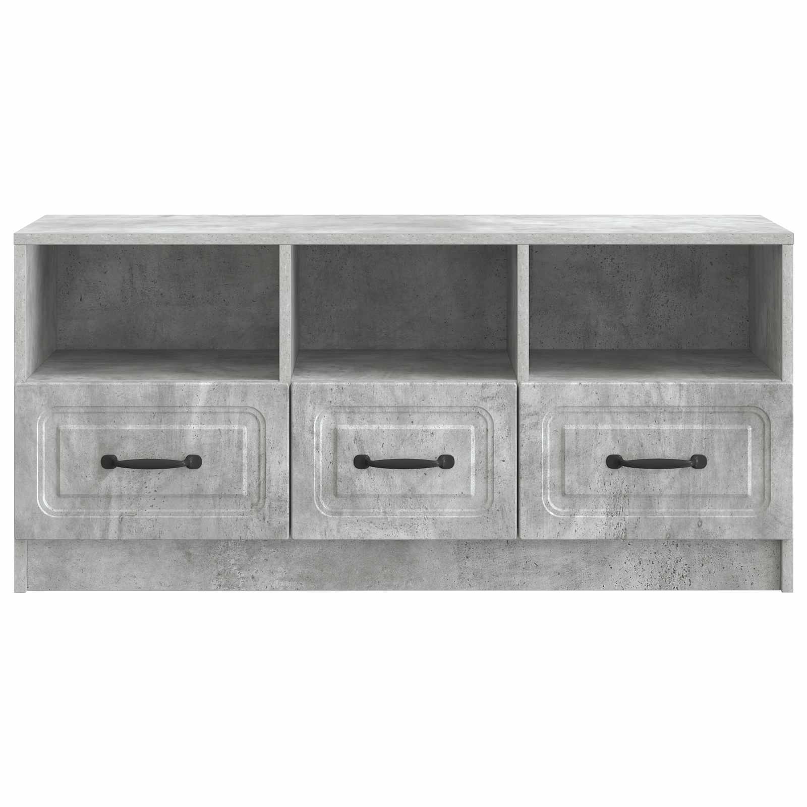 TV ormar Betonska siva 102 x 34,5 x 47 cm Konstruirano drvo
