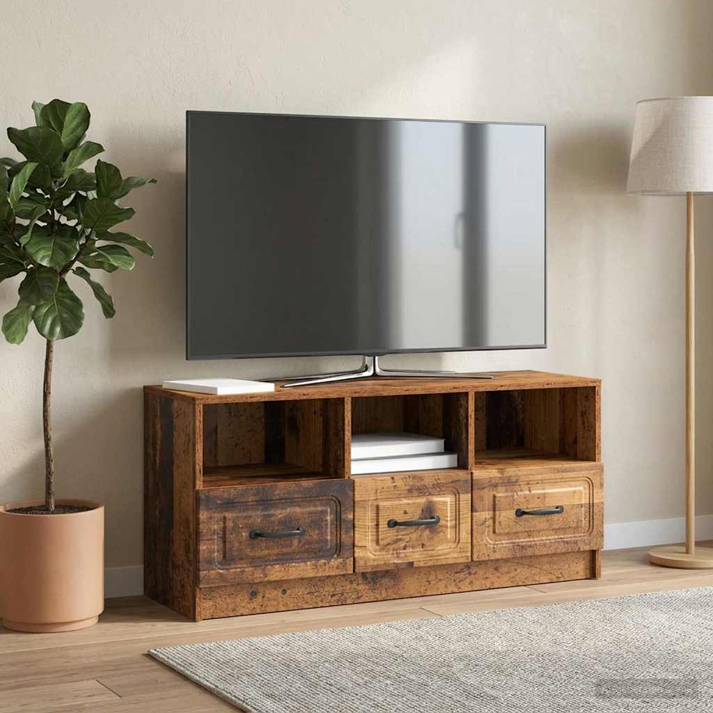 TV ormar Staro drvo 102 x 34,5 x 47 cm Konstruirano drvo