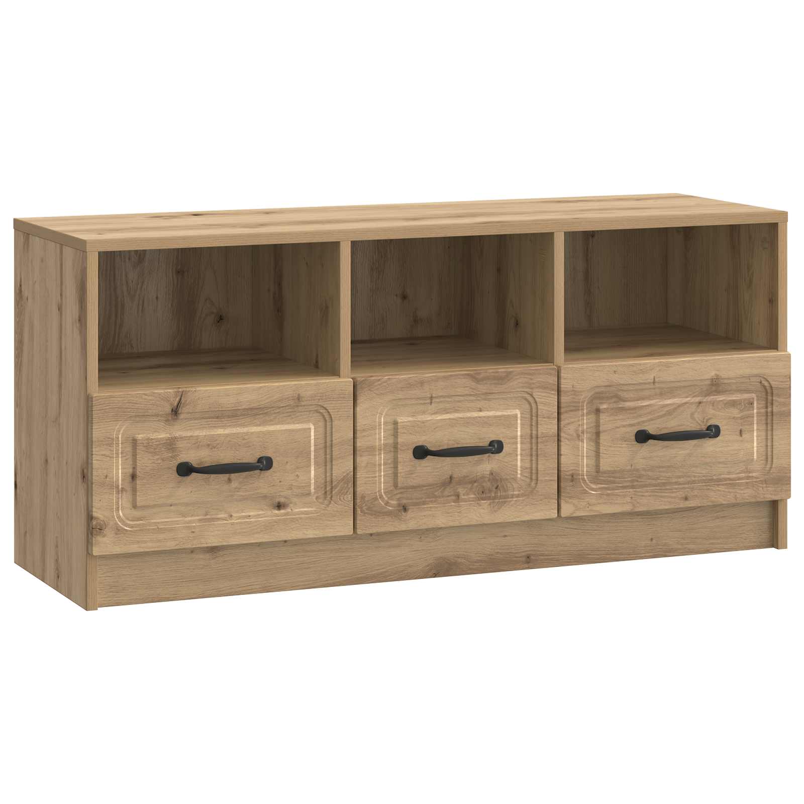 TV ormar 102 x 34,5 x 47 cm Hrast artisan Konstruirano drvo