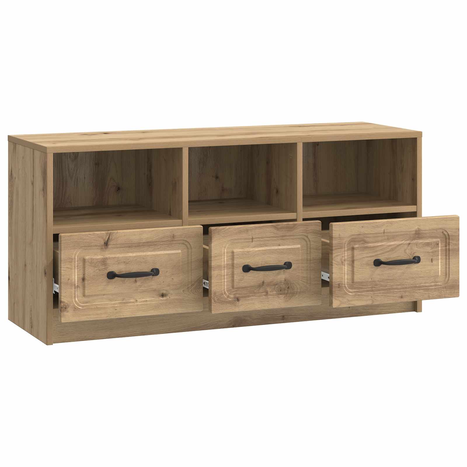 TV ormar 102 x 34,5 x 47 cm Hrast artisan Konstruirano drvo