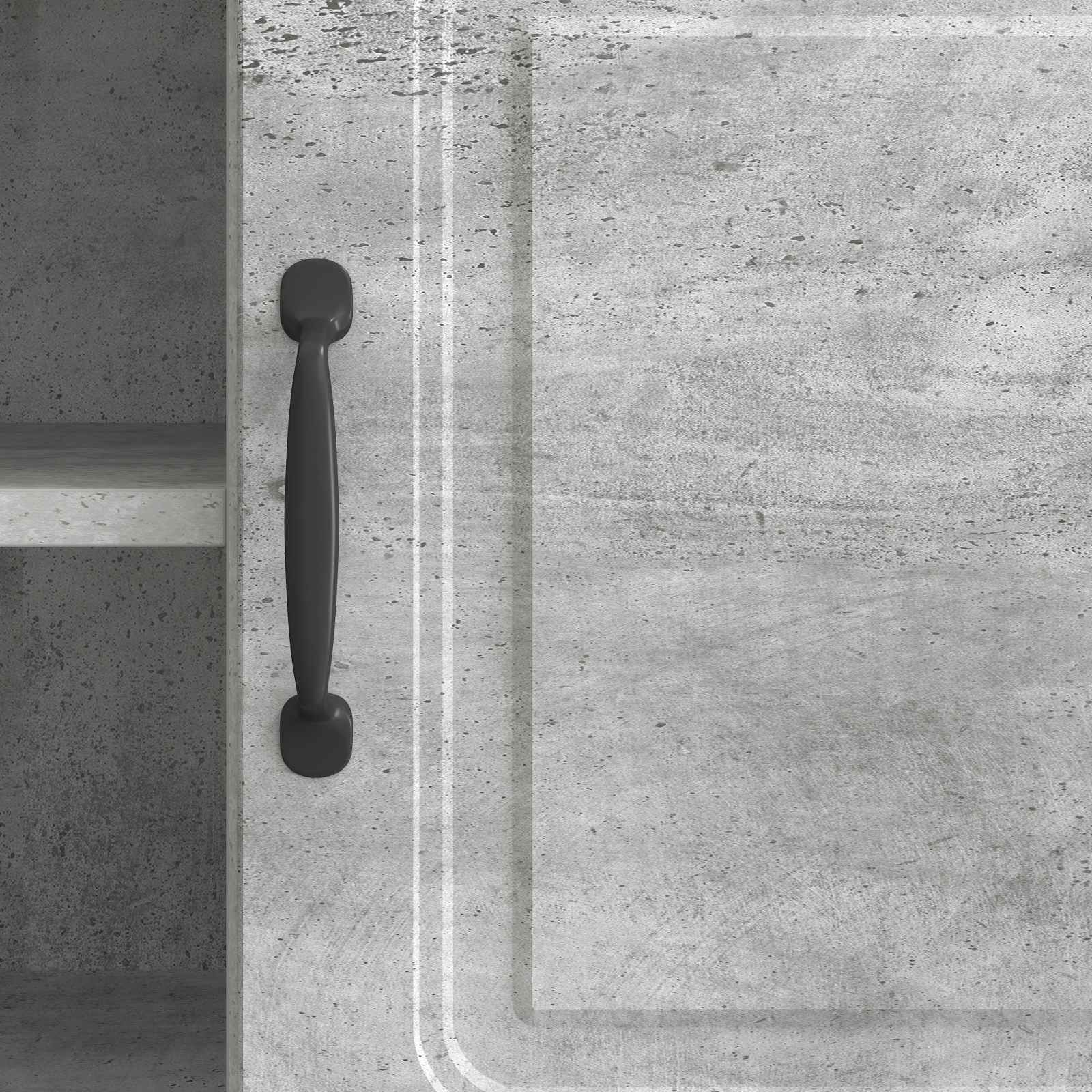 TV ormar Betonska siva 102 x 34,5 x 47 cm Konstruirano drvo