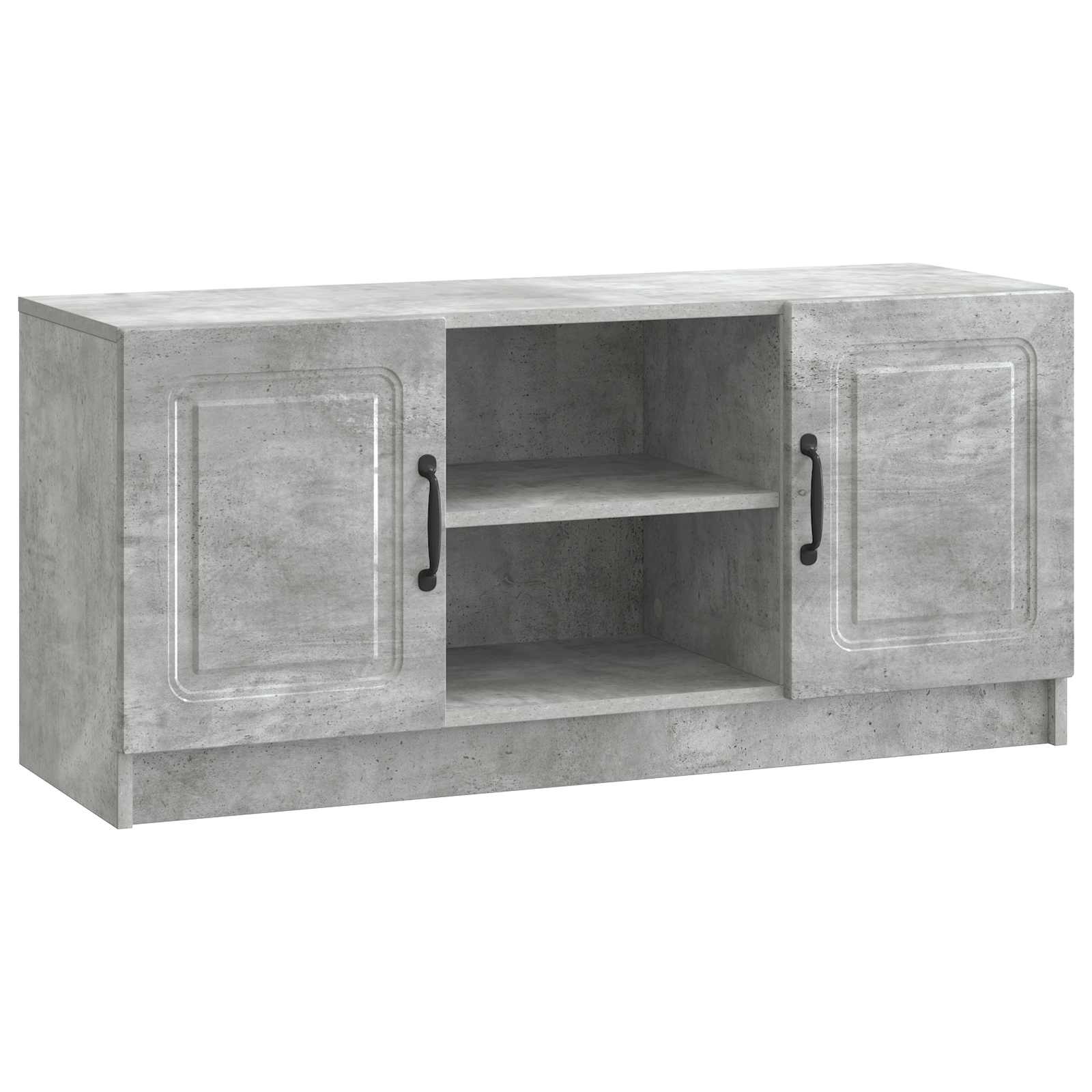 TV ormar Betonska siva 102 x 34,5 x 47 cm Konstruirano drvo