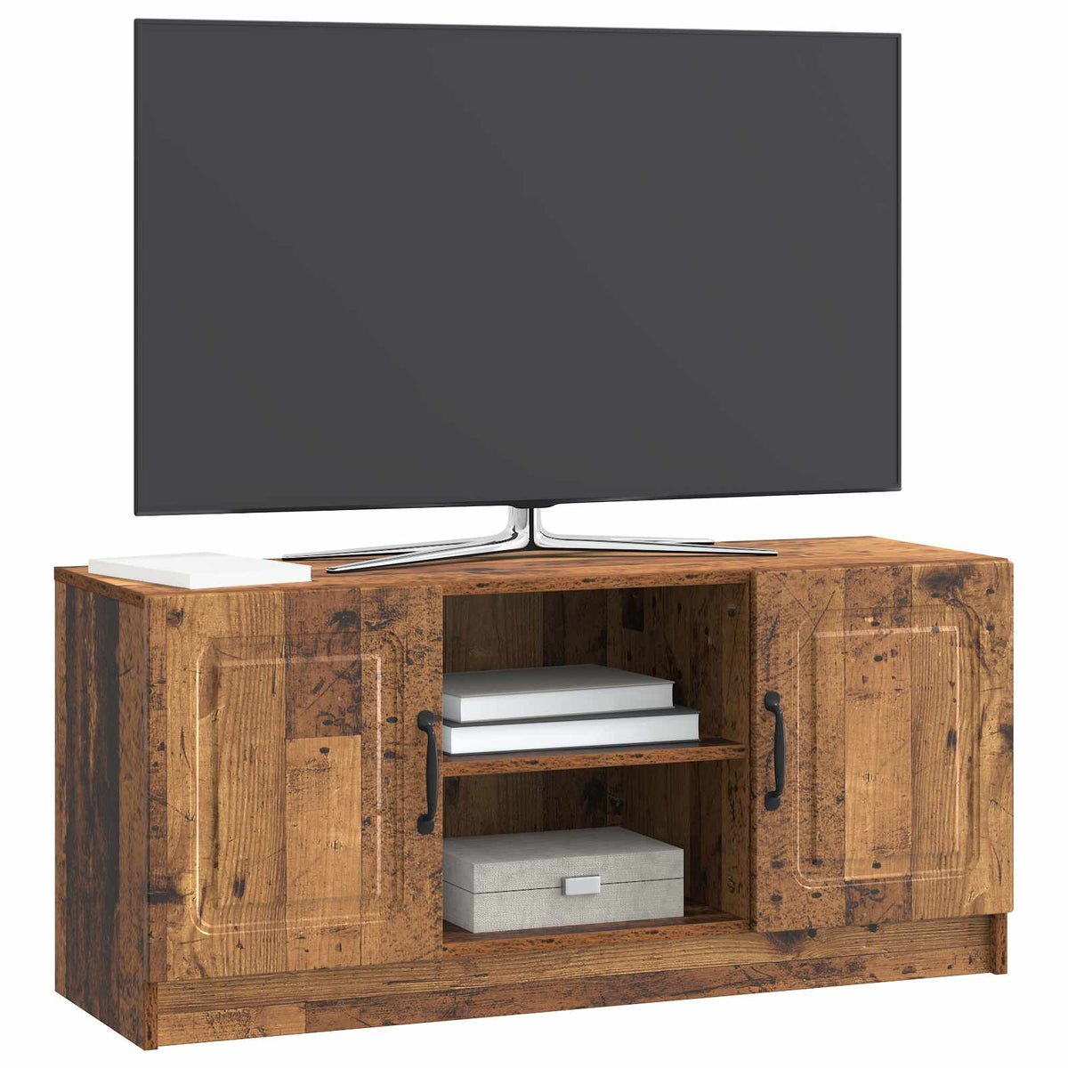 TV ormar Staro drvo 102 x 34,5 x 47 cm Konstruirano drvo