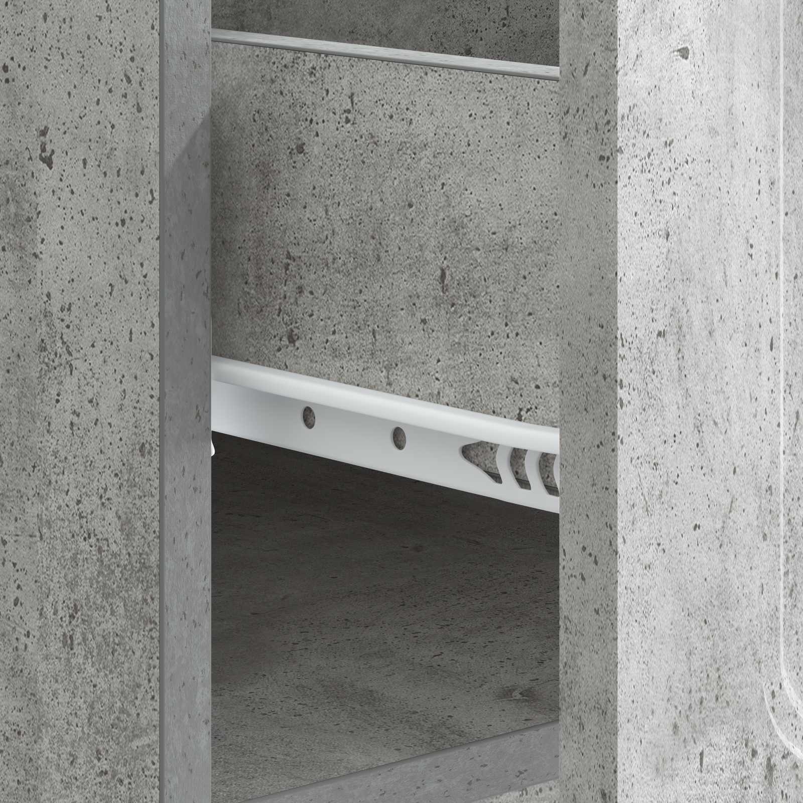 Kava Stol Betonska siva 49 x 50 x 37 cm Konstruirano drvo
