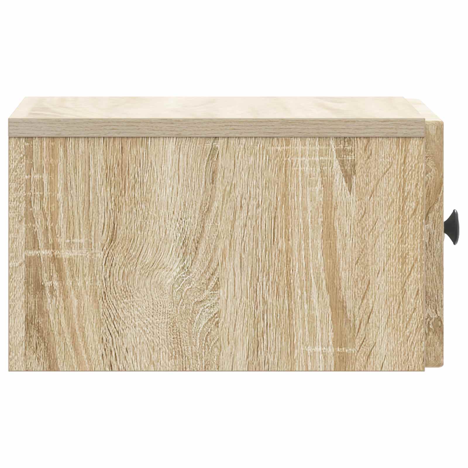 Noćni ormarić za montažu na zid s ladicama 2 pcs Hrast sonoma