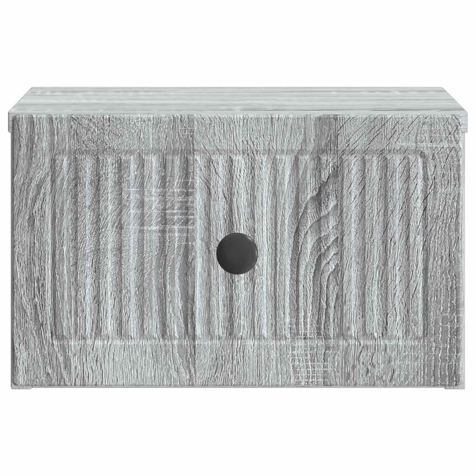 Noćni ormarić za montažu na zid Siva sonoma 33 x 34,5 x 20 cm
