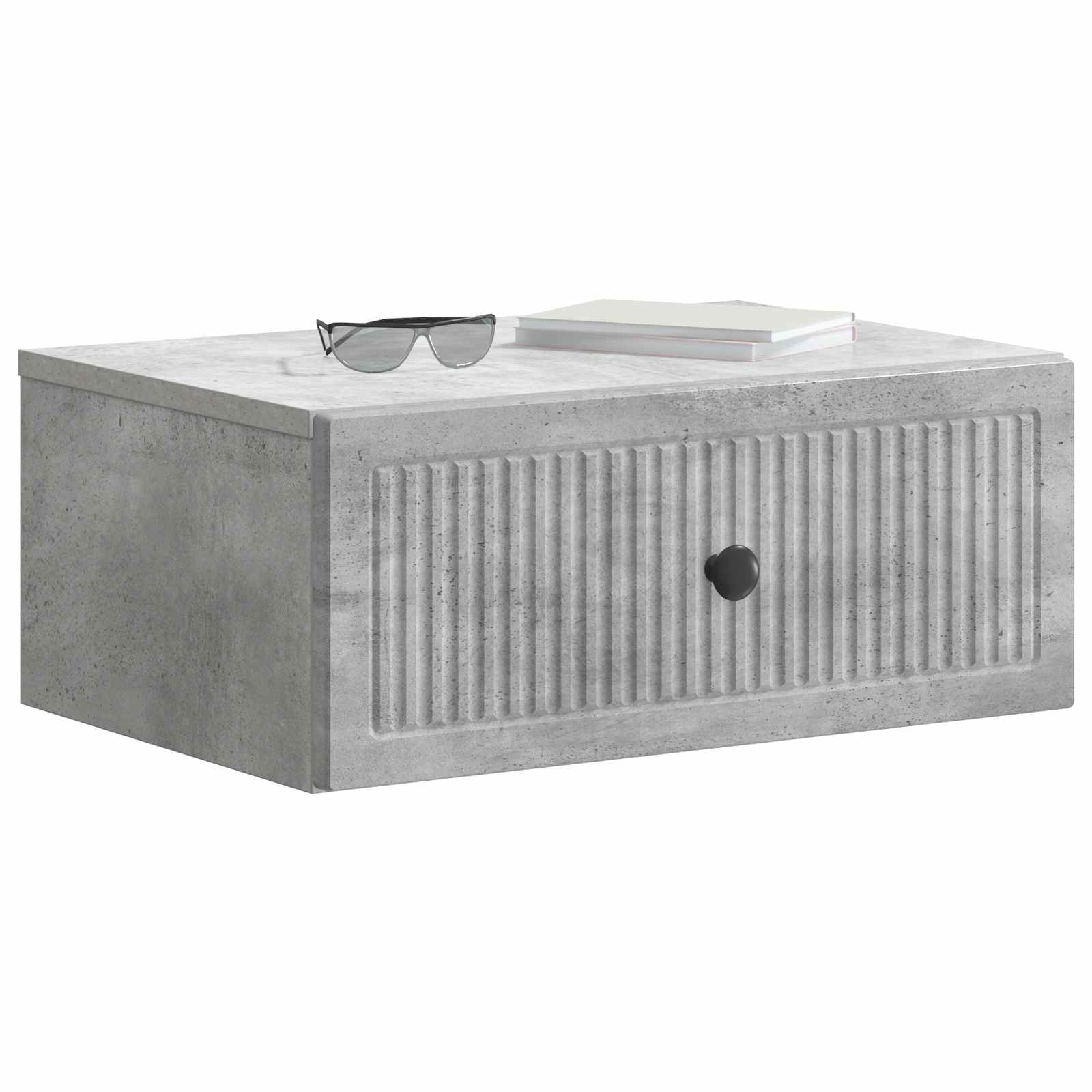 Noćni ormar s ladicama 2 pcs Betonska siva 49 x 34,5 x 20 cm