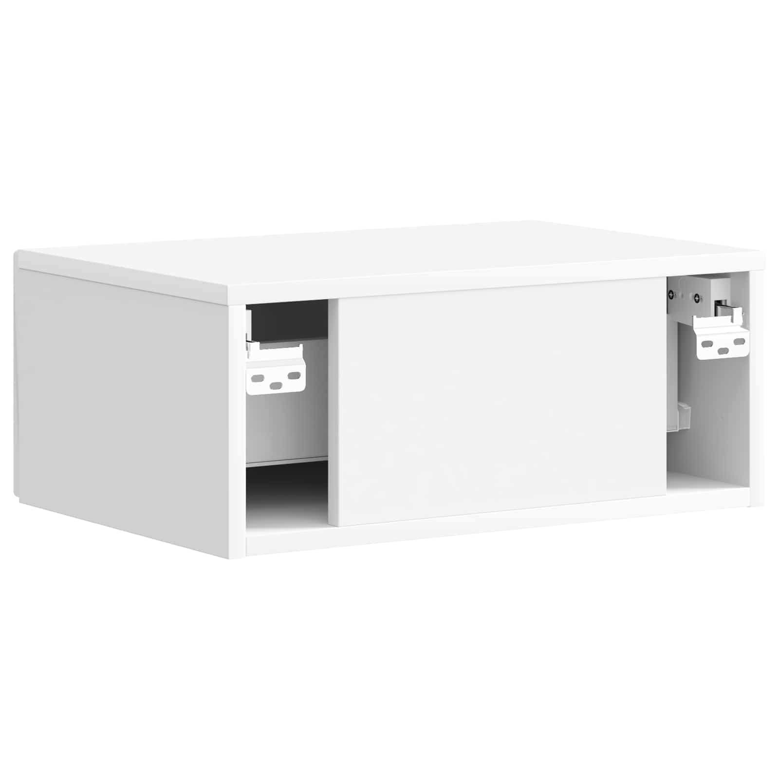 Noćni ormar 2 pcs Bijela visokog sjaja 49 x 34,5 x 20 cm