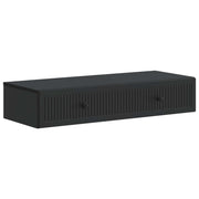 Stolna montirana na zid Crna 87,5 x 34,5 x 17 cm