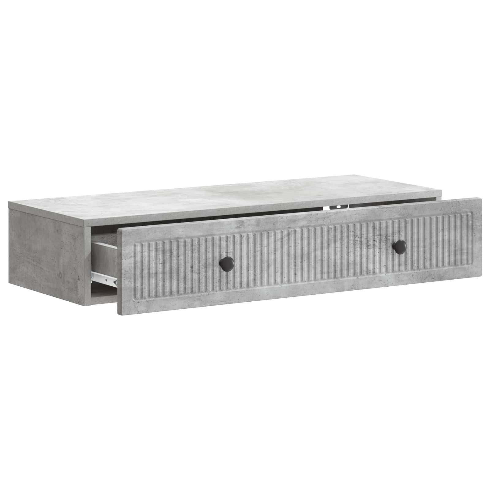 Stolna montirana na zid Betonska siva 87,5 x 34,5 x 17 cm