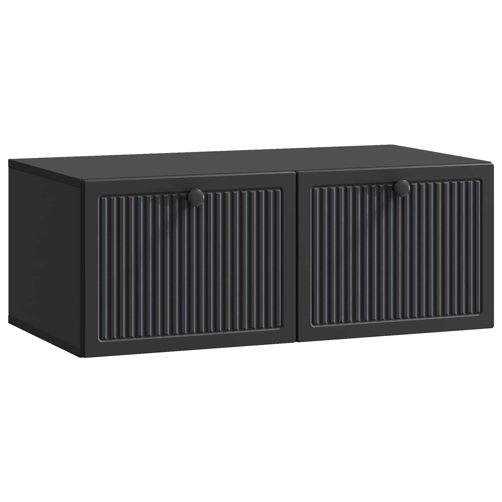 TV ormar za zid Zidne Crna 78,5 x 41 x 30 cm Konstruirano drvo