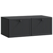 TV ormar za zid Zidne Crna 78,5 x 41 x 30 cm Konstruirano drvo