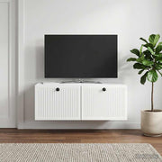 TV ormar za zid Zidne Bijela visokog sjaja 78,5 x 41 x 30 cm