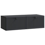 TV ormar za zid Zidne Crna 98 x 41 x 30 cm Konstruirano drvo