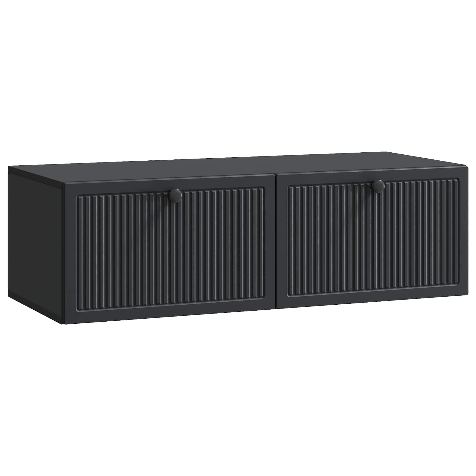 TV ormar za zid Zidne Crna 98 x 41 x 30 cm Konstruirano drvo
