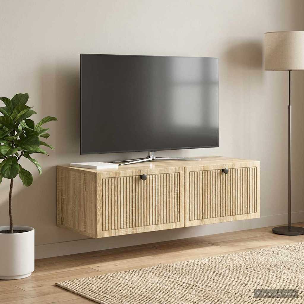 TV ormar za zid Hrast sonoma 98 x 41 x 30 cm Konstruirano drvo