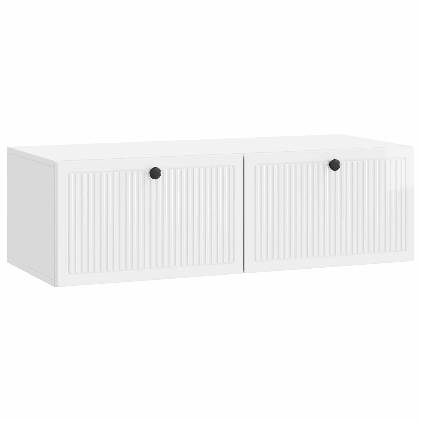 TV ormar za zid Zidne Bijela visokog sjaja 98 x 41 x 30 cm