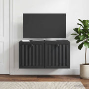 TV ormar za zid Zidne Crna 59,5 x 31 x 30 cm Konstruirano drvo