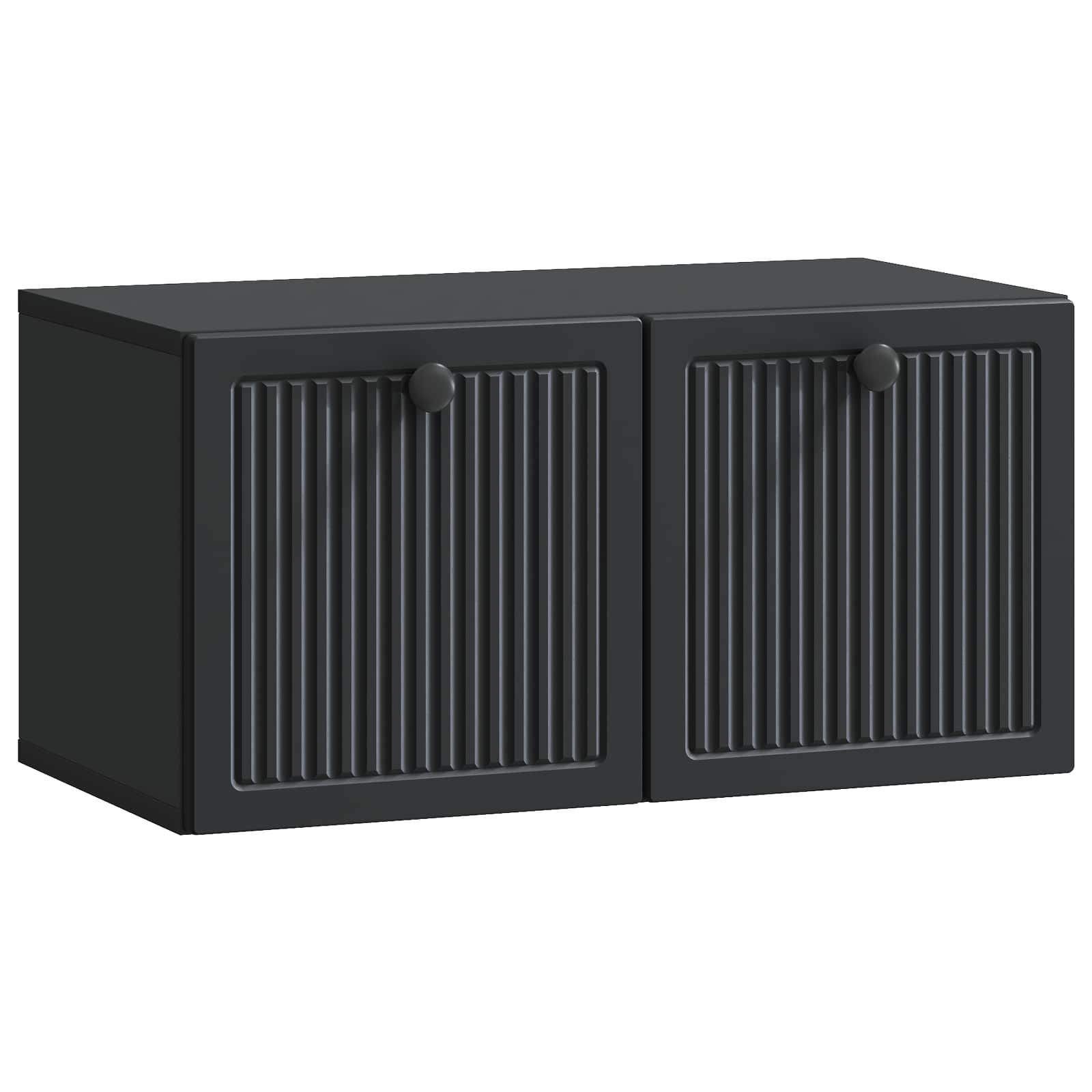 TV ormar za zid Zidne Crna 59,5 x 31 x 30 cm Konstruirano drvo