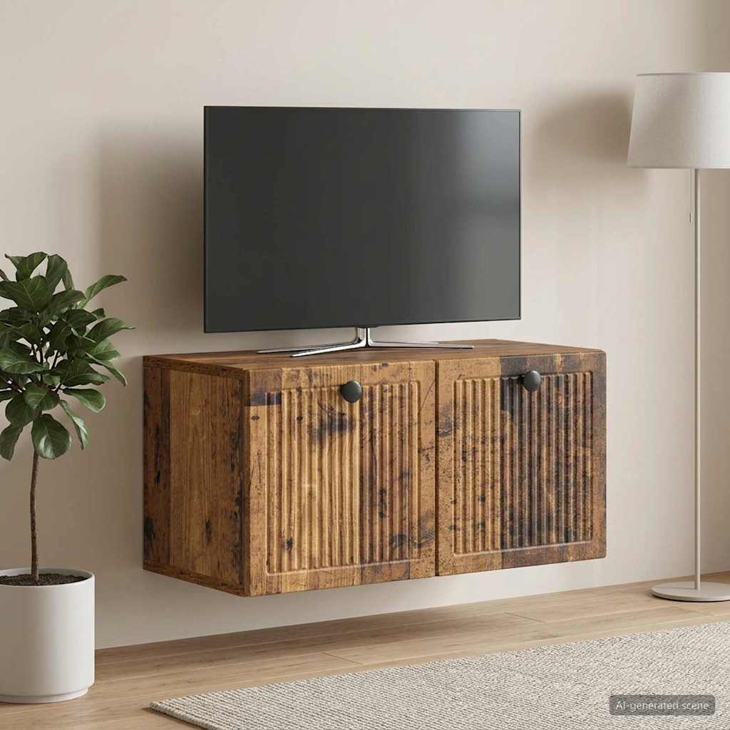 TV ormar za zid Staro drvo 59,5 x 31 x 30 cm Konstruirano drvo