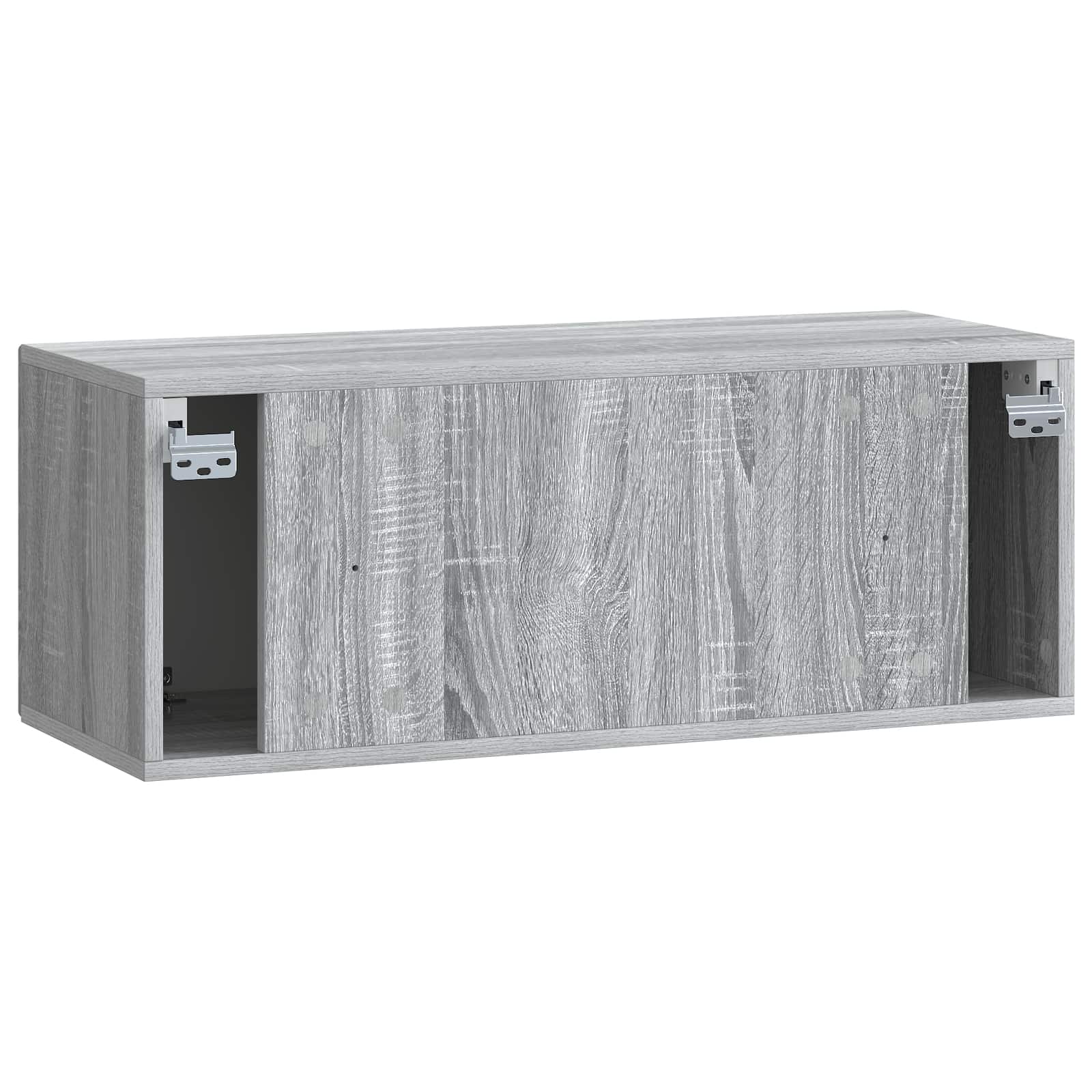 TV ormar za zid Siva sonoma 78,5 x 31 x 30 cm Konstruirano drvo