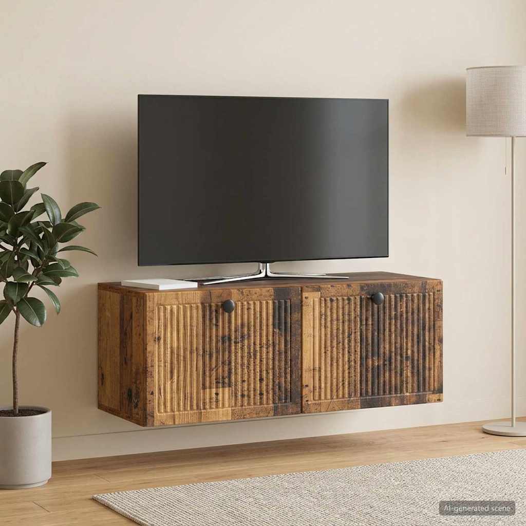 TV ormar za zid Staro drvo 78,5 x 31 x 30 cm Konstruirano drvo