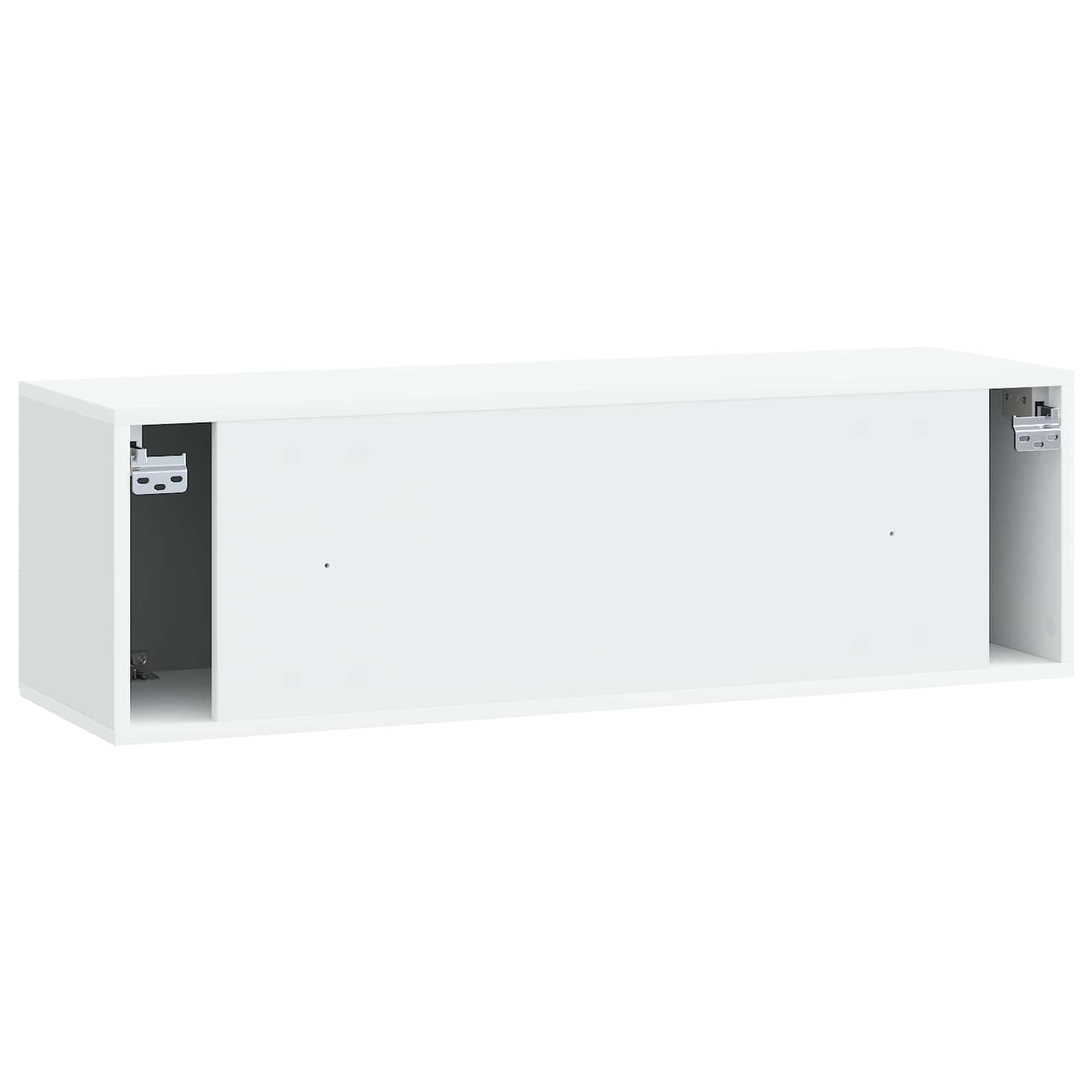 TV ormar za zid Zidne Bijela 98 x 31 x 30 cm Konstruirano drvo