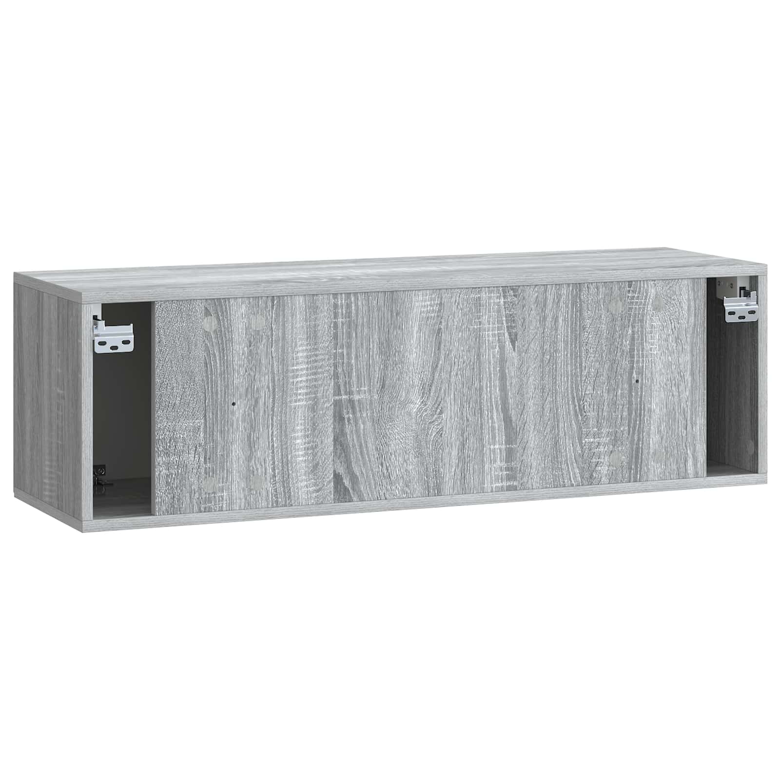 TV ormar za zid Siva sonoma 98 x 31 x 30 cm Konstruirano drvo