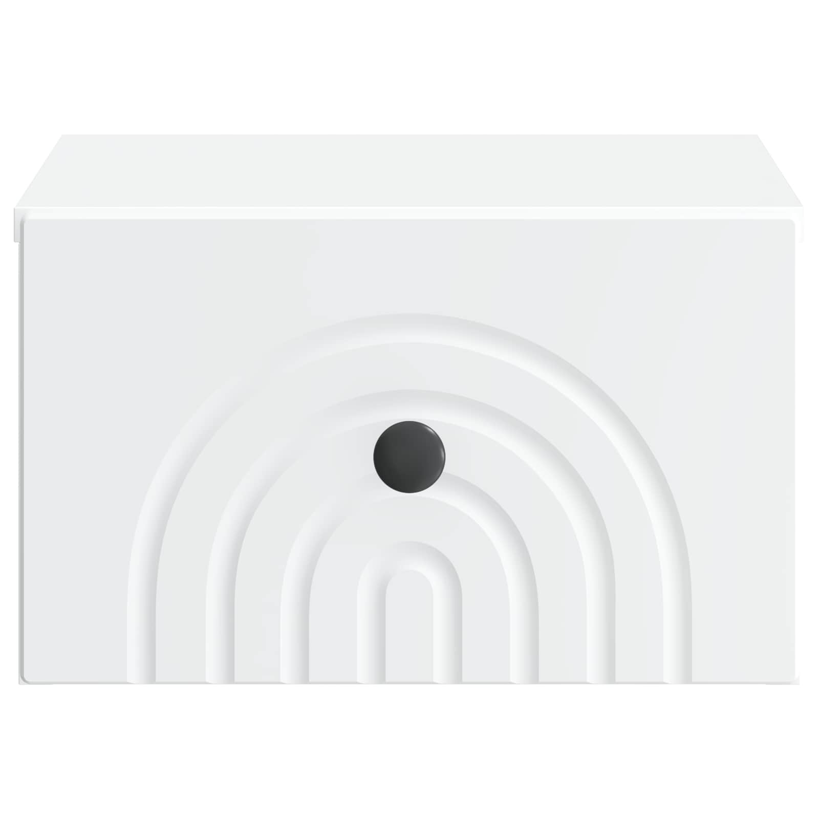 Noćni ormarić za montažu na zid 2 pcs Bijela 33 x 34,5 x 20 cm