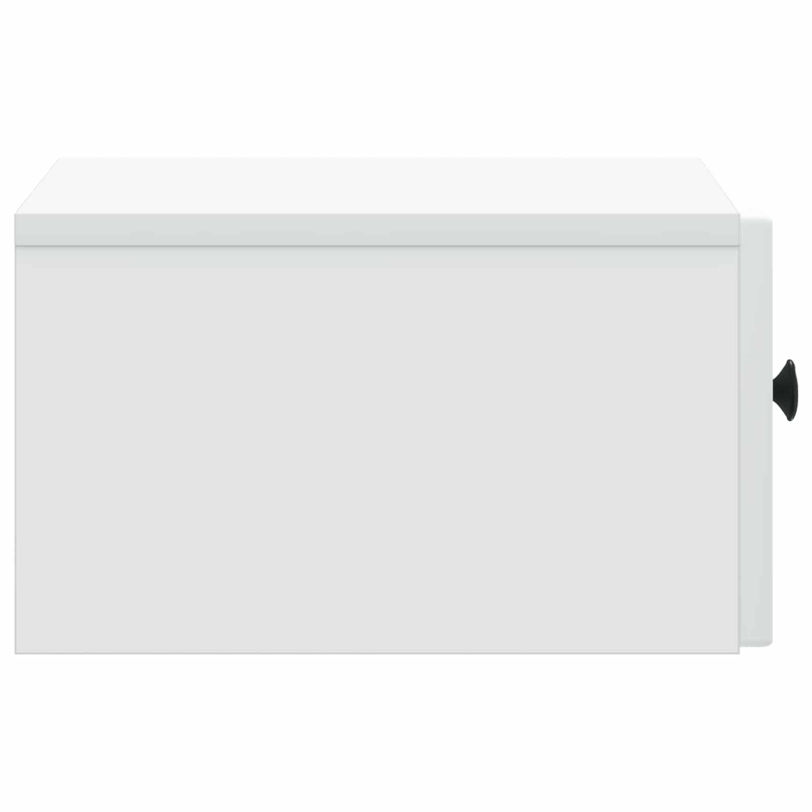 Noćni ormarić za montažu na zid 2 pcs Bijela 33 x 34,5 x 20 cm