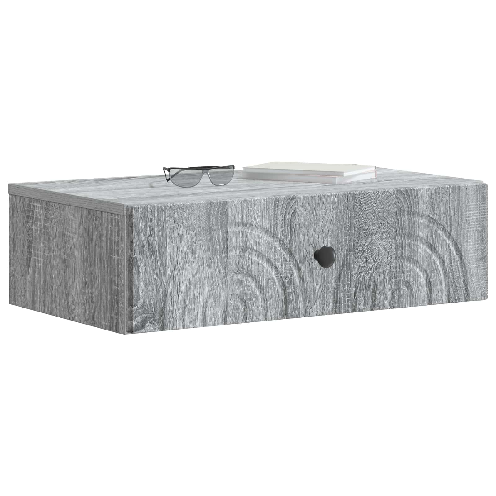 Stolna montirana na zid Siva sonoma 59 x 34,5 x 17 cm