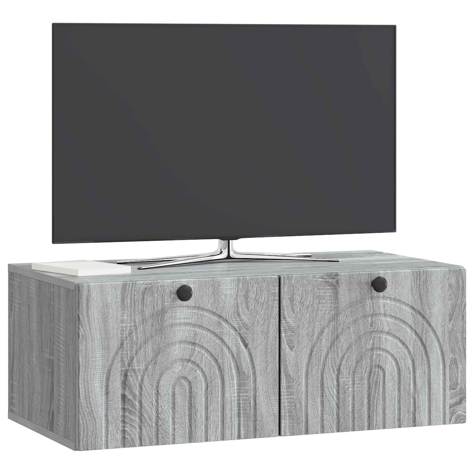 TV ormar za zid Siva sonoma 78,5 x 41 x 30 cm Konstruirano drvo